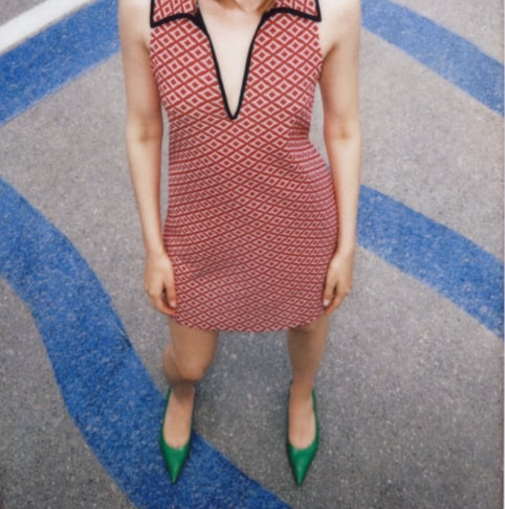 Jacquard Mini Dress